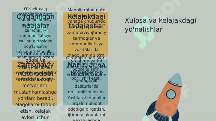 O`zbek xalq maqollarida nutuq odobi 7
