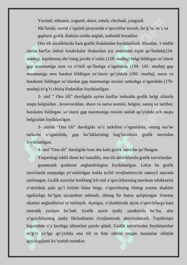 Sifat so'z turkumini o'rganish jarayonida o'quvchilar nutqini o'stirish 8