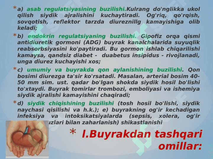 SOMATONEVROLOGIK SINDROMLAR BUYRAK KASALIKLAR 3
