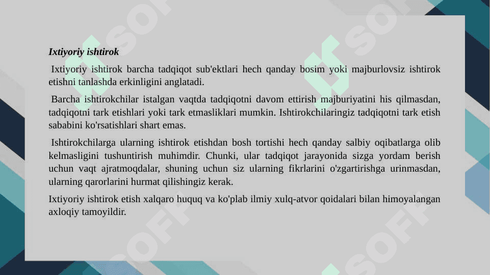 Eksperimental biologiyada ilmiy tadqiqot olib  borishning bioetik muammolari 8