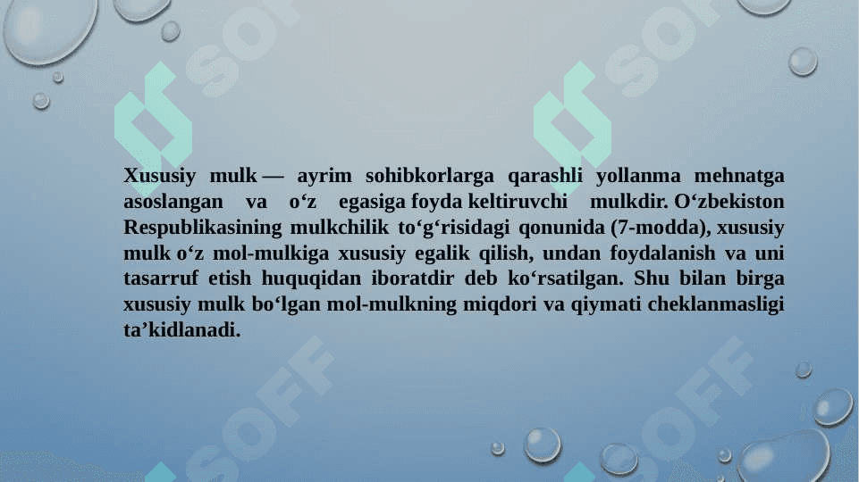 O‘rta asr iqtisodiy tafakkuri 6