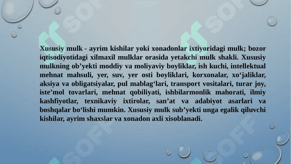 O‘rta asr iqtisodiy tafakkuri 7