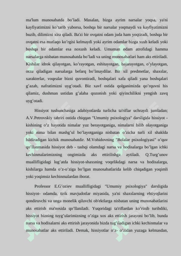 EMOTSIYANING ROLI VA FUNKSIYALARI 3