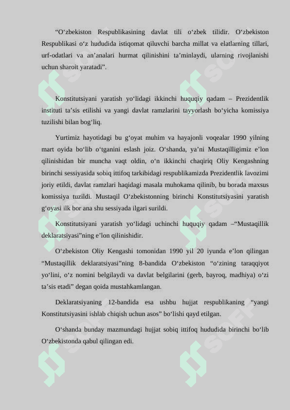 KONSTITUTSIYANI YOZILISH TARIXI HAQIDA 4