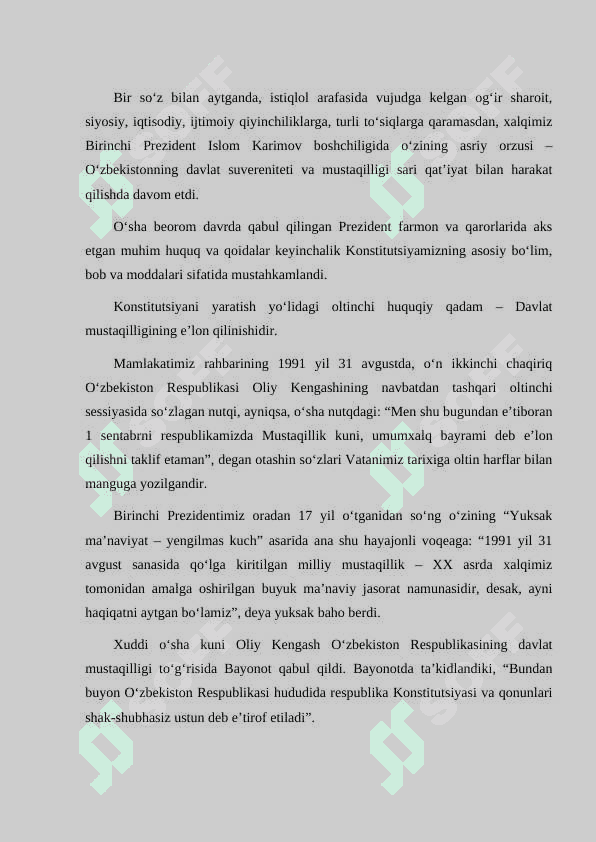 KONSTITUTSIYANI YOZILISH TARIXI HAQIDA 7
