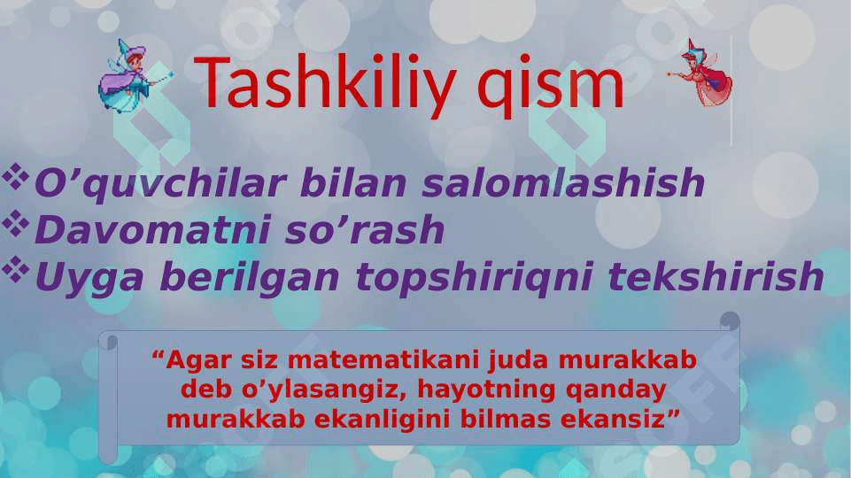 Sonli va harfli ifodalar 2