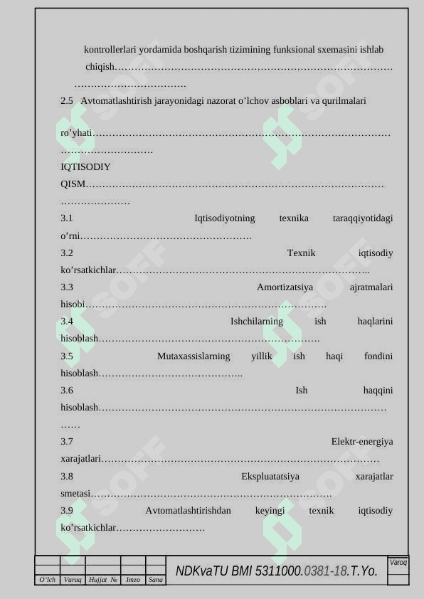 TGM-E-201 markali qozonda suv sathini SIEMENS kontrollerlari yordamida boshqarish tizimi 2