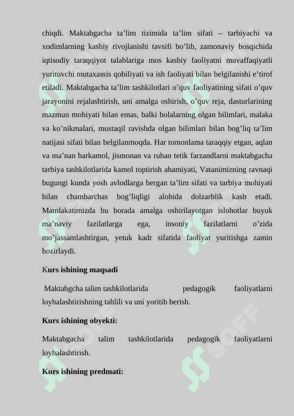 Maktabgacha ta`lim tashkilotlaridagi pedagogik faoliyatlarni loyihalashtirish 5