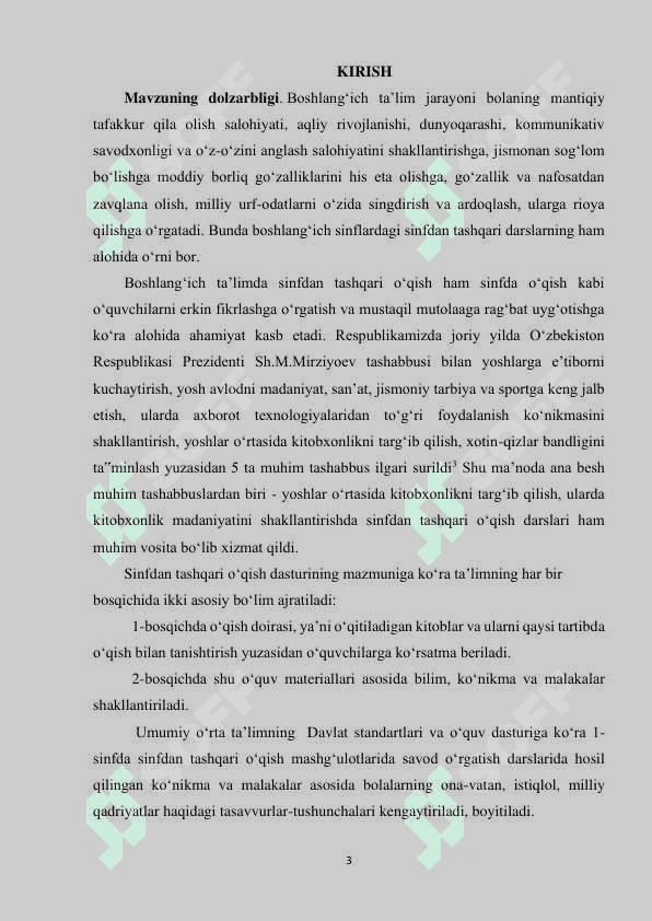 SINFDAN TASHQARI TAYYORLOV BOSQICH DARSLARINI TASHKIL ETISH (4-sinf) 2