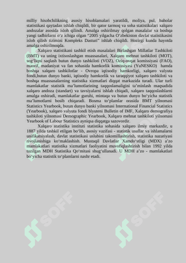 O‘zbekiston davlat statistikasi va xalqaro statistika 7