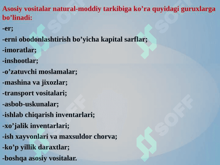 ASOSIY VOSITALAR VA NOMODDIY AKTIVLAR HISOBI 4