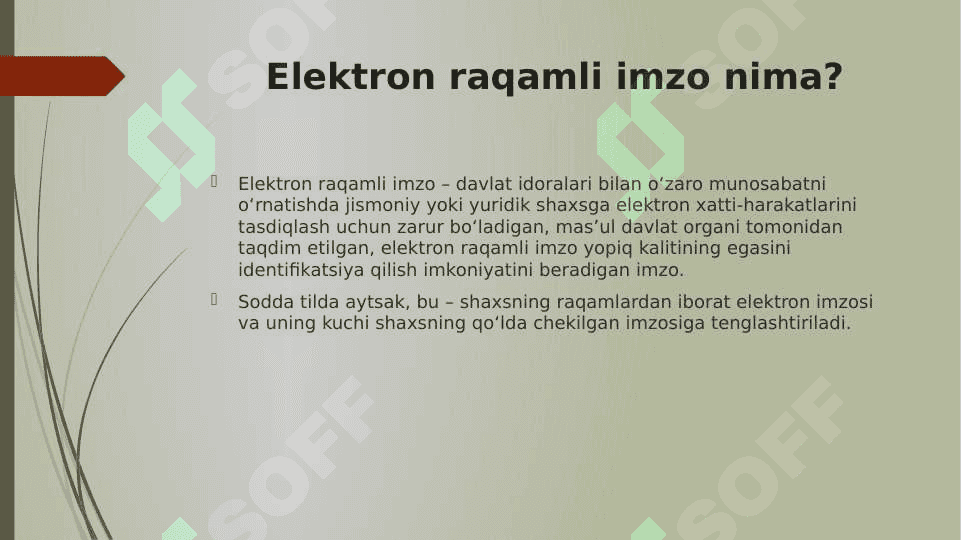 ELEKTRON RAQAMLI IMZO VA UNDAN FOYDALANISH 3