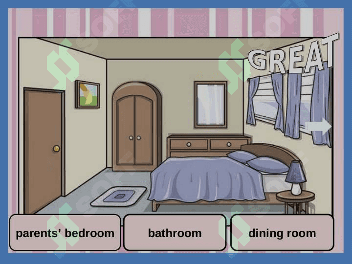 Can you name the rooms in my house? 3