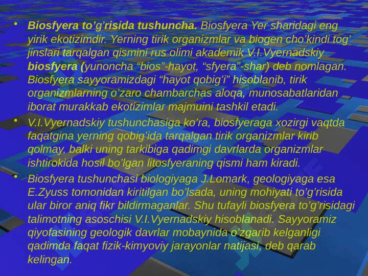 Biosfera, global eko tizim 3