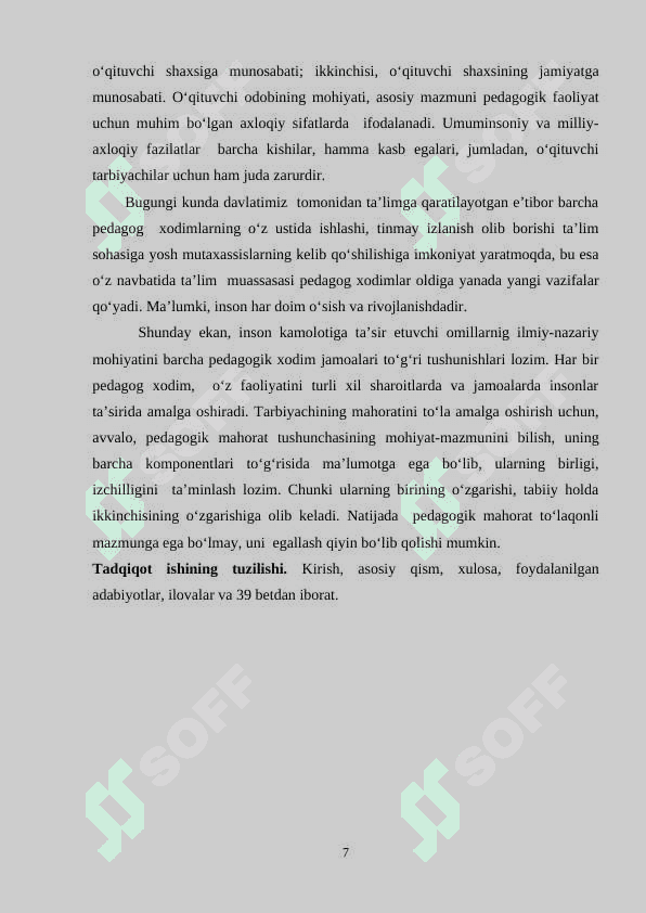 Maktabgacha ta’lim tashkilotlariga bolalarning moslashuvida tarbiyachining kasbiy kompetensiyalari 7