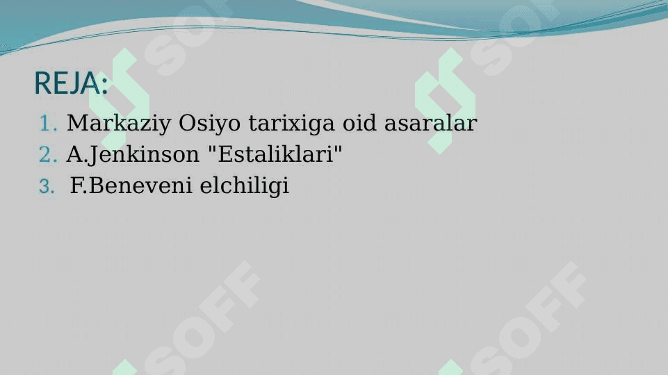 Markaziy Osiyo tarixiga oid rus va yevropa tillaridagi manbalar 2
