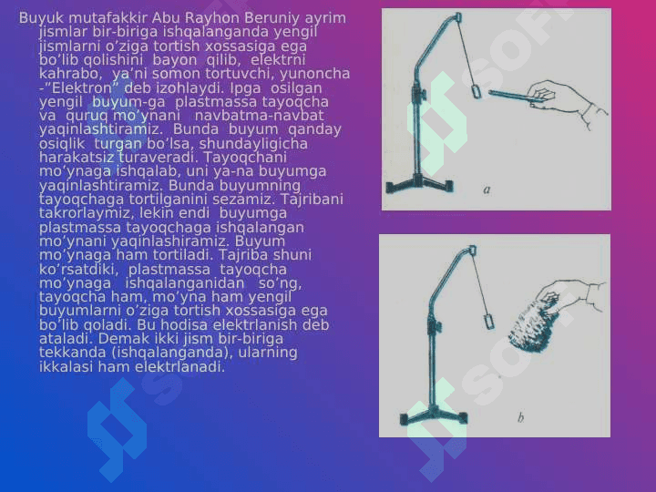 Elektr maydoni. Elektr zaryadlari 2