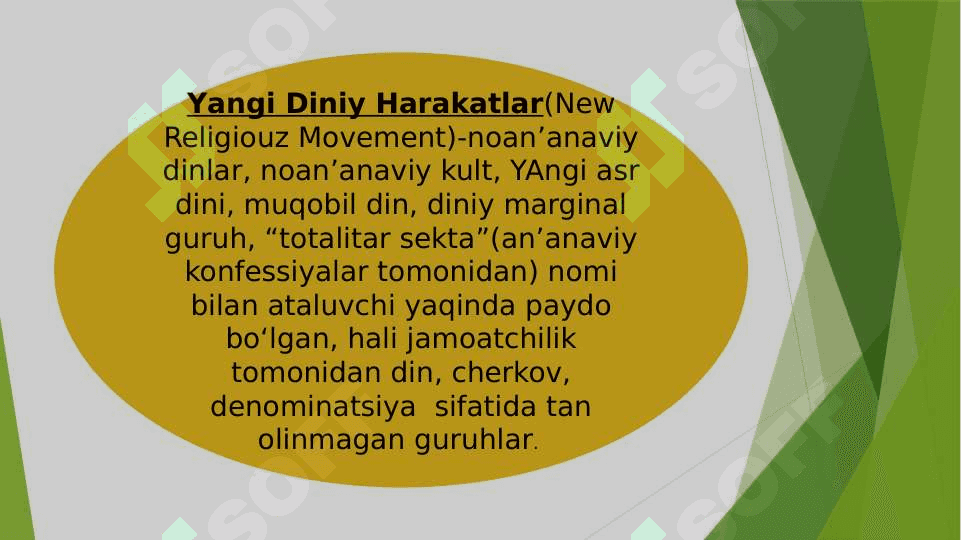 Yangi diniy harakatlarning zamonaviy faoliyat uslublari 2