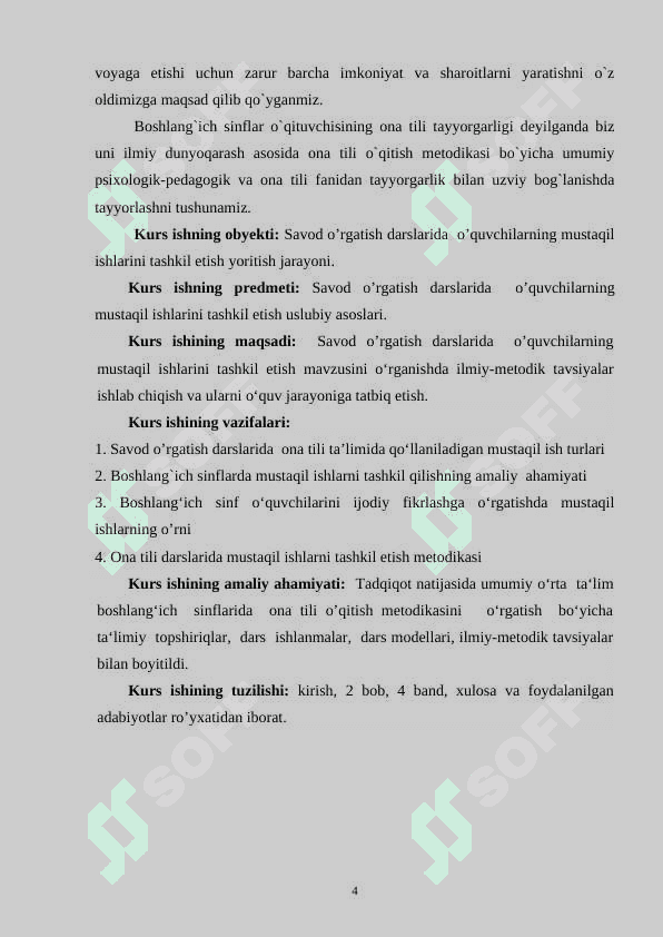 SAVOD O’RGATISH DARSLARIDA  O’QUVCHILARNING MUSTAQIL ISHLARINI TASHKIL ETISH 3