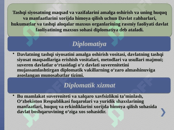 Diplomatik va konsullik huquqi 3
