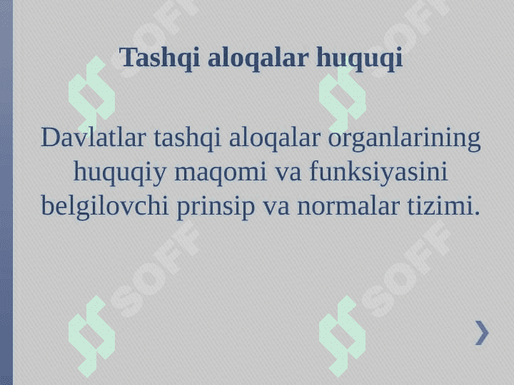 Diplomatik va konsullik huquqi 4