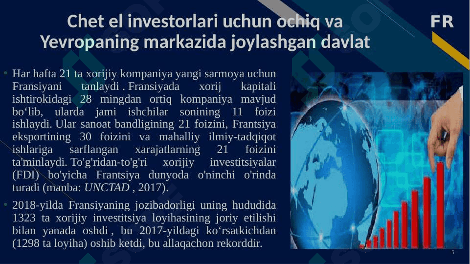 Fransiya va O’zbkistonning  investitsion siyosati 5