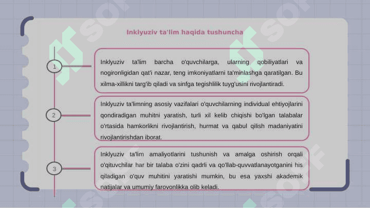 Inklyuziv ta'limning maqsadi va vazifalari 3
