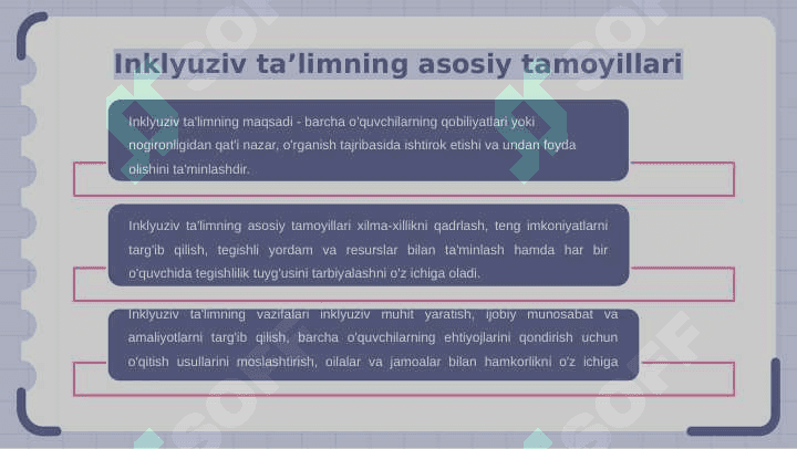 Inklyuziv ta'limning maqsadi va vazifalari 4