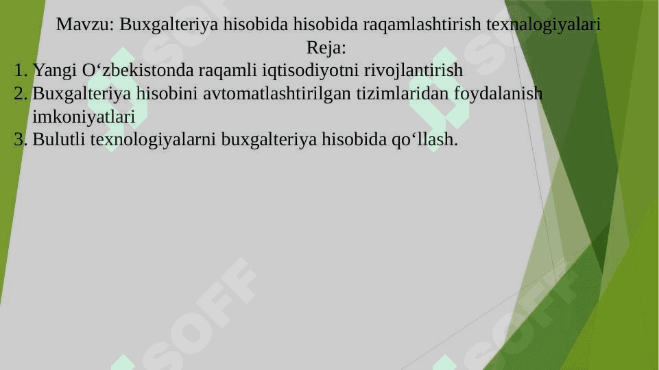 Buxgalteriya hisobida hisobida raqamlashtirish texnalogiyalari 2