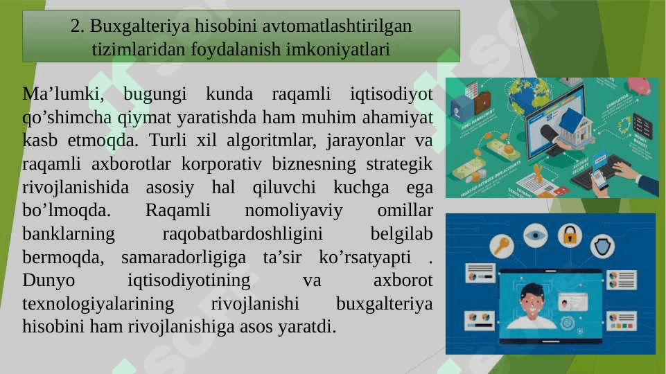 Buxgalteriya hisobida hisobida raqamlashtirish texnalogiyalari 7