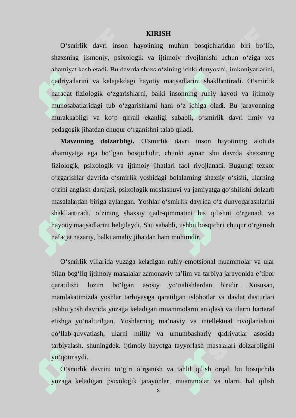 O‘smirlar to‘g‘risida umumiy tushuncha 3