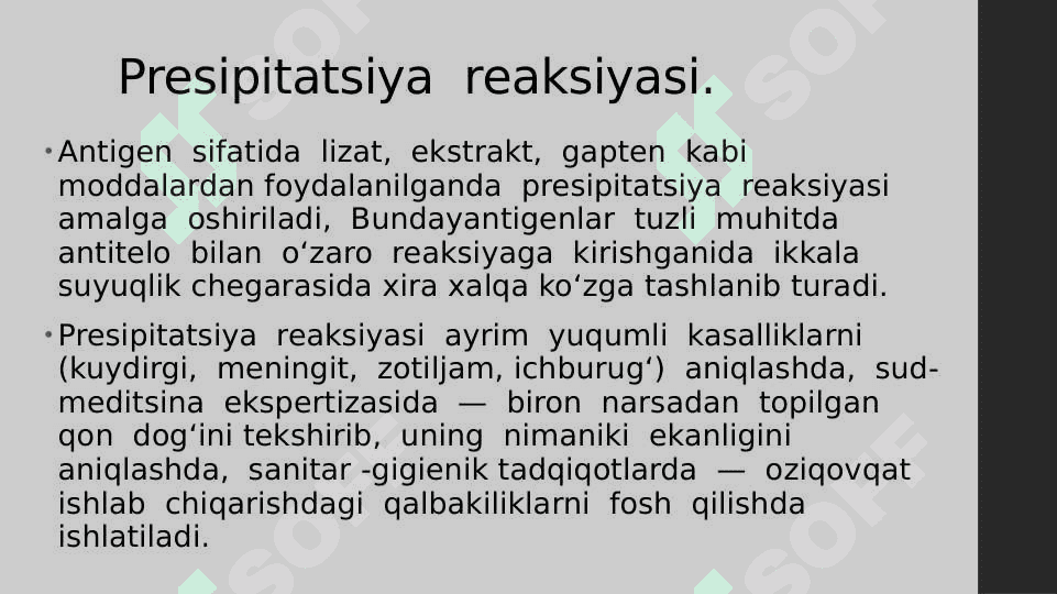Serologik reaksiyalar 2