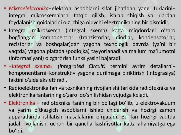 YARIM O‘TKAZGICHLAR VA YARIM O‘TKAZGICHLI ASBOBLAR 4