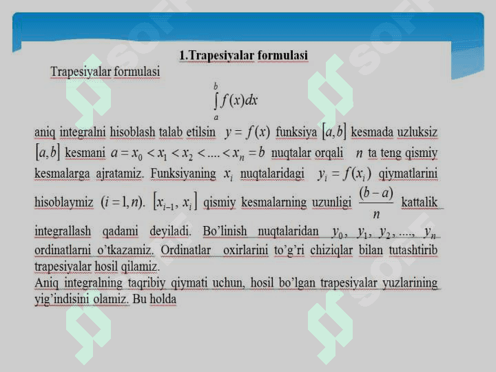 Xosmas integrallar 4