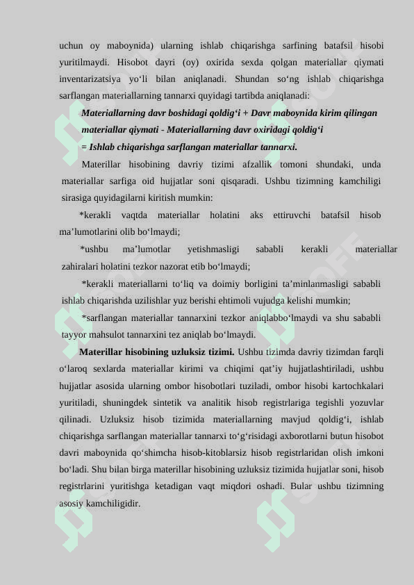 Bevosita va bilvosita xarajatlar 3
