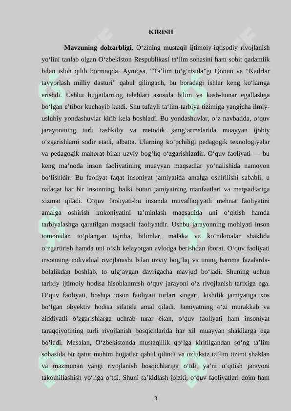 BOSHLANG‘ICH SINF O‘QUVCHILARIGA NAFOSAT TARBIYASI BERISHDA PEDAGOGIK ETIKA 3