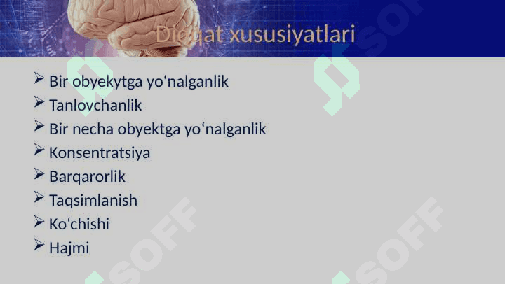 Diqqat konsentratsiyasini eksperimental o‘rganish 2