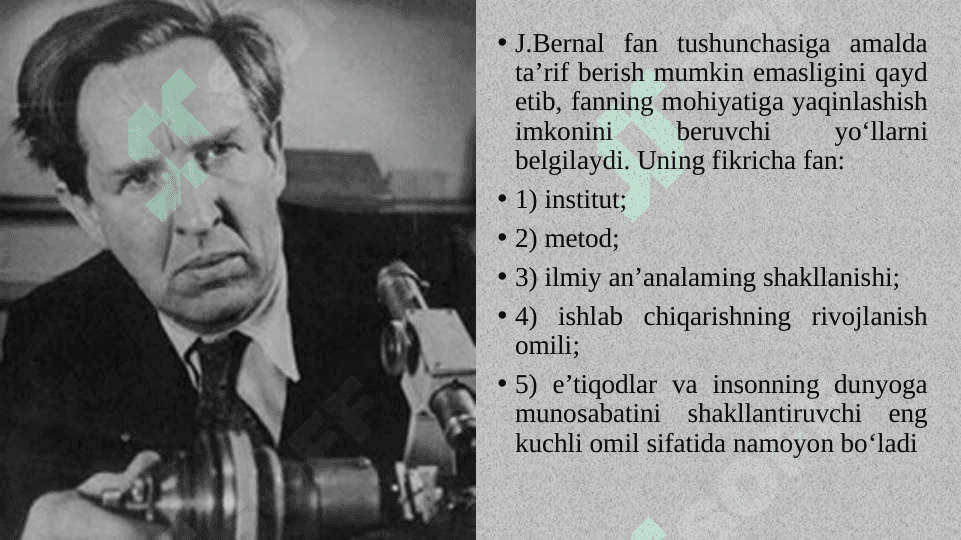 FAN – IJTIMOIY-MADANIY HODISA 5
