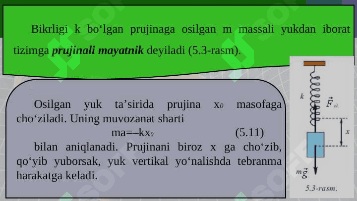 Prujinali va matematik mayatniklar 3