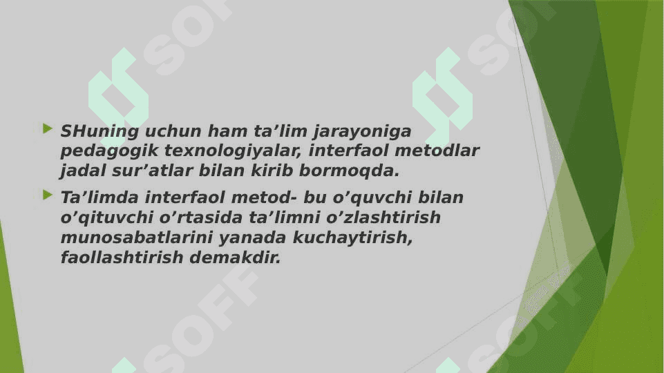 Ta’limni jadallashtirish texnologiyasi 7