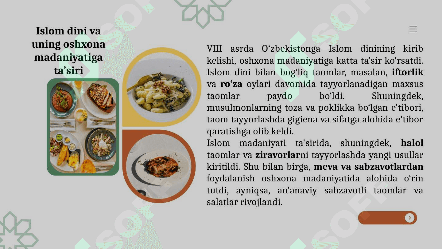 O`zbek milliy taomlari 6