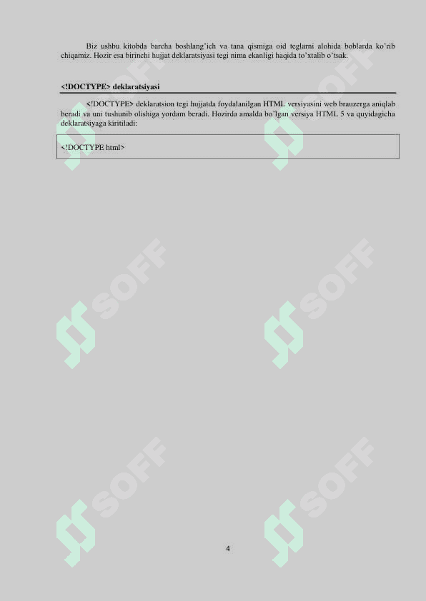 HTML qo'llanma pdf kitob 140 bet 4