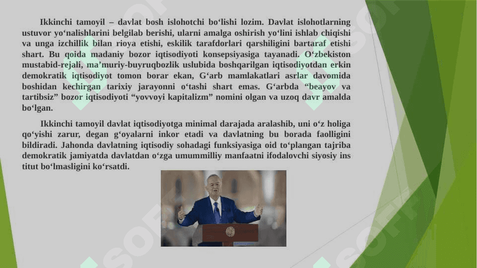 O`zbekistonning  o`ziga  xos  istiqlol  va  taraqqiyot  yo`li pptx 4