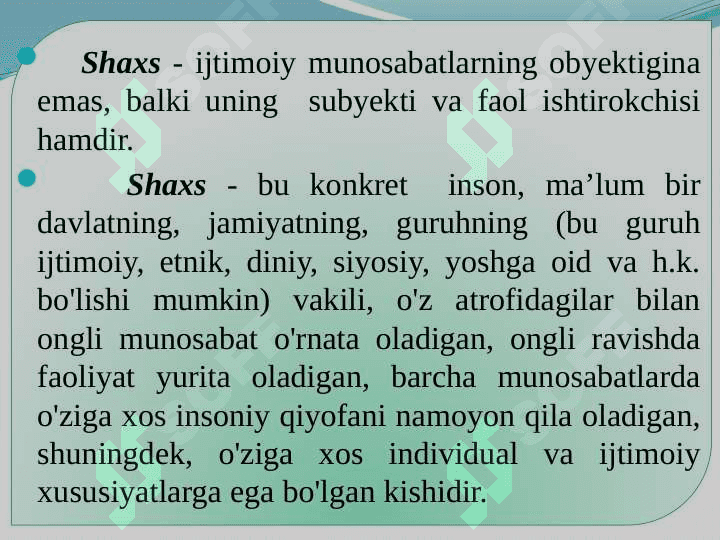 Ijtimoiy psixologiyada shaxs muammosi 4
