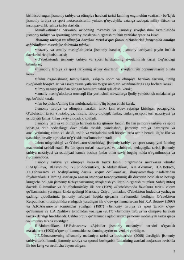 JISMONIY TARBIYA VA SPORT TARIXI 3