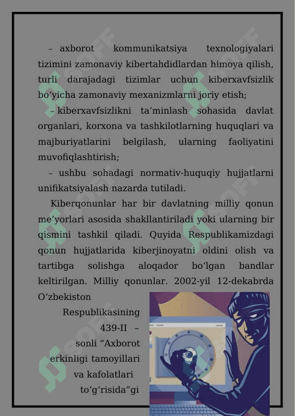 Kiberjinoyatchilik va uni keng tarqalishining sabablari 8