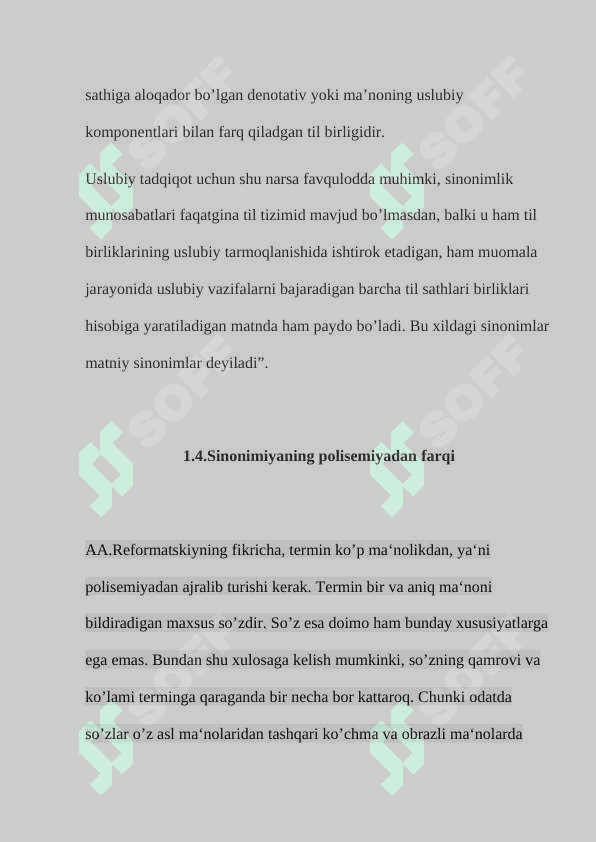 O’zbek tilshunosligida sinonimiya talqini 8