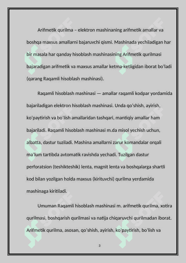 Operatsiya turlari 3