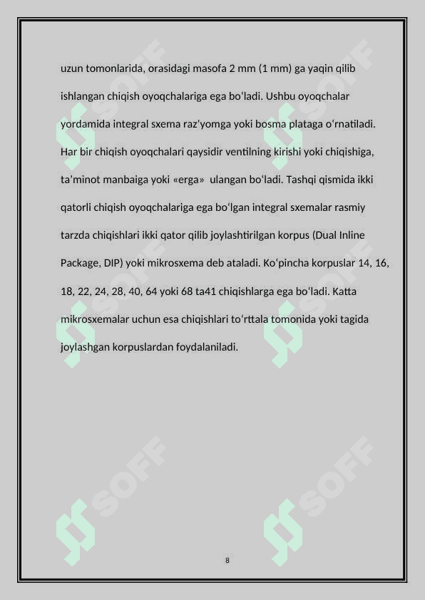 Operatsiya turlari 8