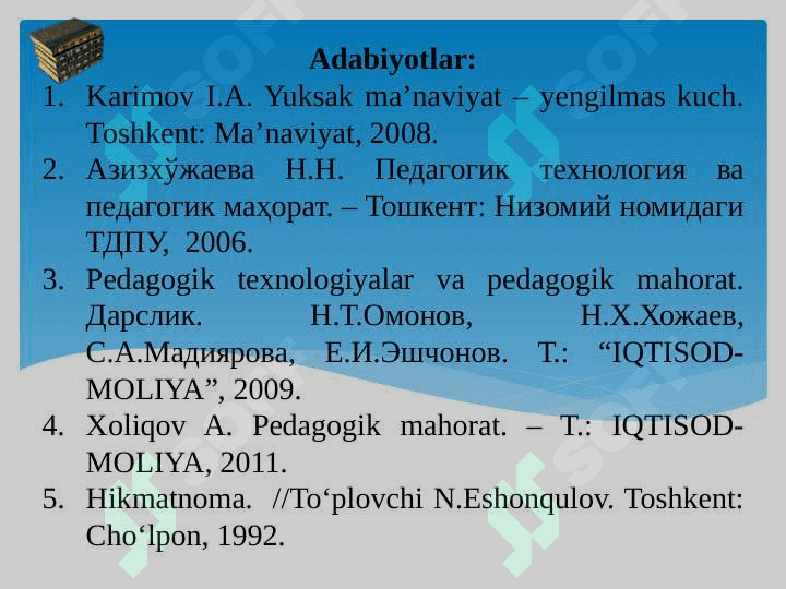 O‘QITUVCHI FАОLIYATIDА PЕDАGОGIK QОBILIYAT 3